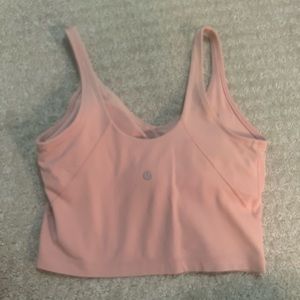 lululemon align tank rose color size 6